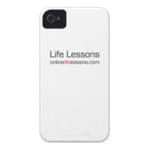 Couverture d'iPhone de leçons de la vie Coque Case-Mate iPhone 4