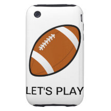 COUVERTURE DU FOOTBALL IPHONE ÉTUIS TOUGH iPhone 3