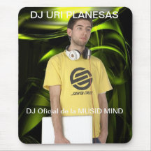 Couverture pour souris DJ URI PLANESAS Tapis De Souris
