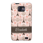 Couverture rose de caisse de la galaxie S de Samsu Coque Samsung Galaxy SII