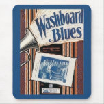 Couverture vintage de feuille de chanson de bleus  tapis de souris