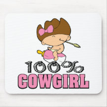 Cow-girl 100% tapis de souris