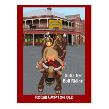 Cow-girl Bullrider Cartes Postales