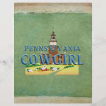 Cow-girl de la Pennsylvanie de PIÈCE EN T Prospectus En Couleur
