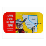 Cowboy de voyage de Las Vegas Nevada Cartes Postales