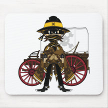 Cowboy Mousepad de manieur de pistolet Tapis De Souris