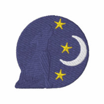 Coyote de nuit polos brodés
