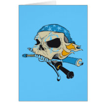 Cr�ne pirate - cartes de vœux