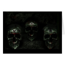 Cr�nes align�s - carte de vœux