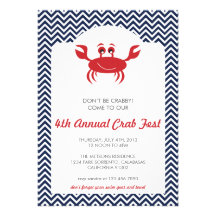 Crab Boil Summer BBQ Invitation
