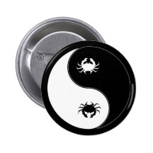 Crabe de Yin Yang Badges