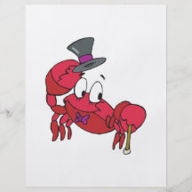 crabe drôle de danse prospectus customisé