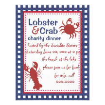 Crabe et homard ! faire-parts