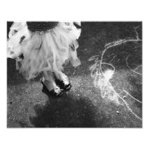 Craie et tutus photos sur toile
