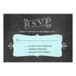 Craie RSVP d'Aqua Invitations
