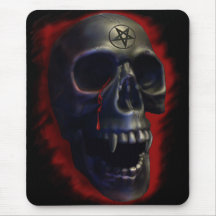 Crâne 1 Mousepad de démon Tapis De Souris