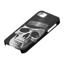 Crâne de chapeau supérieur étuis iPhone 5