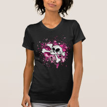 Crâne de Girlie T-shirt