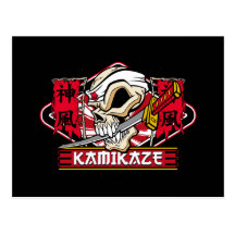 Crâne de kamikaze cartes postales