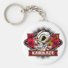 Crâne de kamikaze porte-clé
