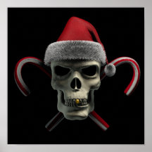 Crâne de Noël Posters