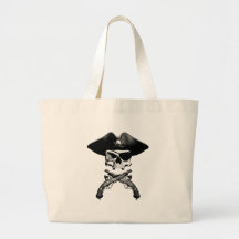 Crâne de pirate sacs en toile