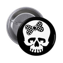 Crâne de Polkadot Badge