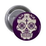 Crâne de sucre badges publicitaires