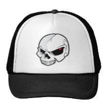 Crâne d'oeil mauvais casquettes