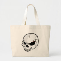 Crâne d'oeil mauvais sacs fourre-tout