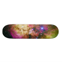 Crâne du groupe NGC 2467 et nébuleuse d'os croisés Planches À Roulettes Customisées