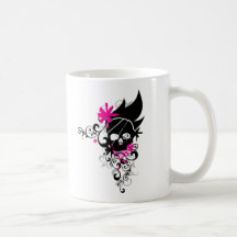 Crâne-et-Boucles Tasse À Café