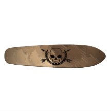 Crâne et flèche Ccrossbones de pirate Skateboards Customisés