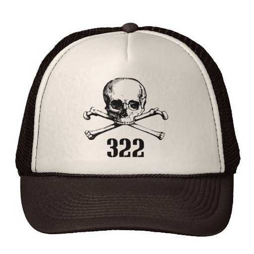Crâne et os 322 casquettes de camionneur