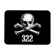 Crâne et os 322 magnets