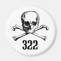 Crâne et os 322 magnets pour réfrigérateur