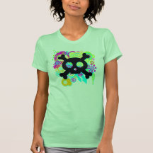 Crâne et os croisés de Halloween T-shirts