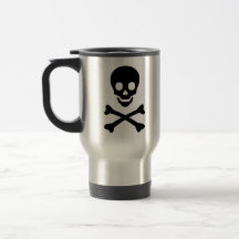 Crâne et os croisés mug