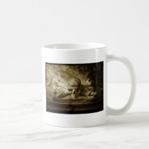crâne et os tasse à café