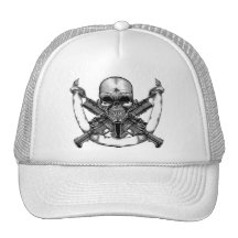 Crâne fou casquette