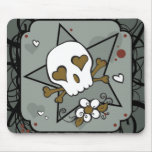 Crâne Mousepad de tatouage Tapis De Souris