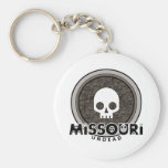 Crâne punk mignon Missouri Keychain Porte-clés