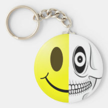 Crâne souriant Keychain Porte-clé