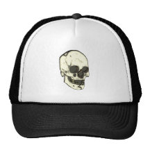 Crâne tête de mort skull casquette de camionneur