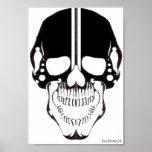 Crâne tribal 1 poster