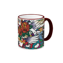 Crânes d'Oxygentees Tasse À Café