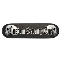 Crânes gothiques skateboards
