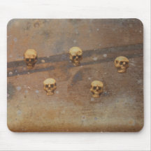 Crânes Mousepad de Halloween Tapis De Souris
