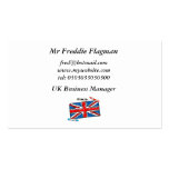 Crayon Union Jack, Cartes De Visite Personnelles
