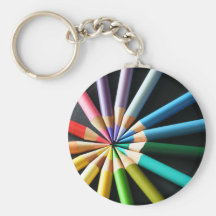 Crayons colorés - Keychain Porte-clé